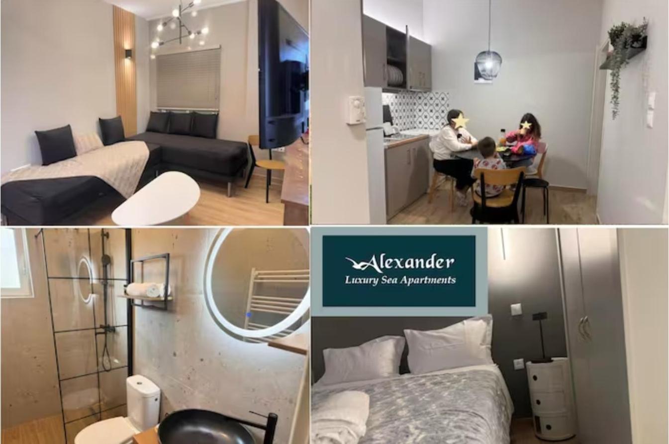 Alexander Luxury Sea Apartments Néa Khilí Eksteriør billede
